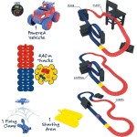 Smoby Toys - Spidey Flextreme Racing Track Set Blue Red - Flexible Childrens Race 180918 3032161809182