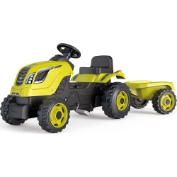 Smoby Farmer Xl Pedal-Powered Ride On Tractor And Trailer 7/710130 3032167101303