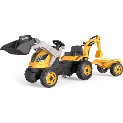 Smoby Tractor Builder Max Trailer - Child Tractor - Adjustable Seat 7/710304 3032167103048
