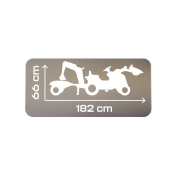 Smoby Tractor Builder Max Trailer - Child Tractor - Adjustable Seat 7/710304 3032167103048