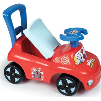 Smoby Spidey-Car Rider-Walker Function-Steering Wheel- 7/720508 3032167205087