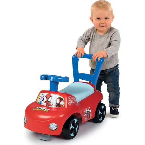 Smoby Spidey-Car Rider-Walker Function-Steering Wheel- 7/720508 3032167205087