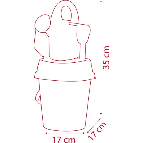 Smoby Cars Medium Garnished Bucket 7/862134 3032168621343