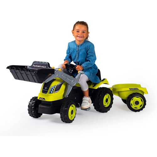 Smoby Farmer Max Τρακτέρ και Τρέιλερ 710132 3032167101327