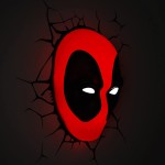 The Source 3D Light FX Marvel Deadpool Mask Light 3D Φωτιστικό Τοίχου 62267 816733021041