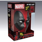 The Source Wholesale 20023 Marvel 3D Deco Light Deadpool,Plastic, Red-Black 62267 816733021041