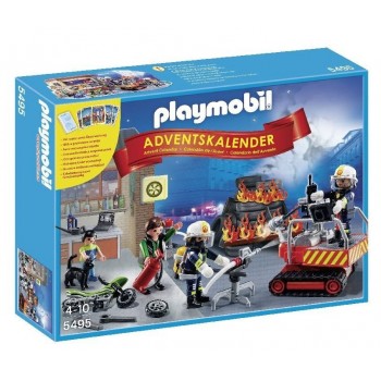Playmobil Χριστουγεννιάτικο Ημερολόγιο Επιχείρηση Πυρόσβεσης 5495 4008789054951