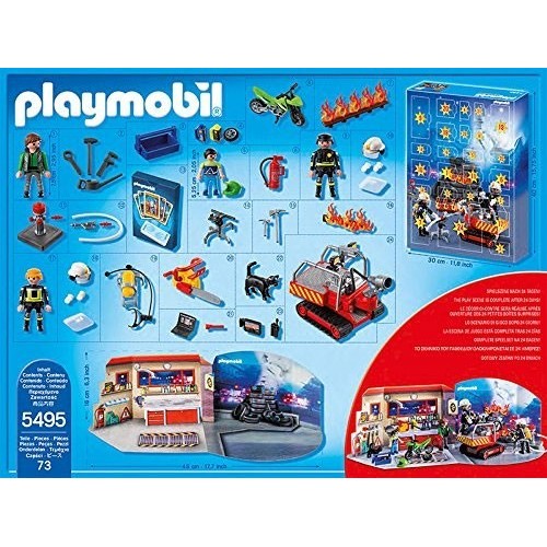 Playmobil Χριστουγεννιάτικο Ημερολόγιο Επιχείρηση Πυρόσβεσης 5495 4008789054951
