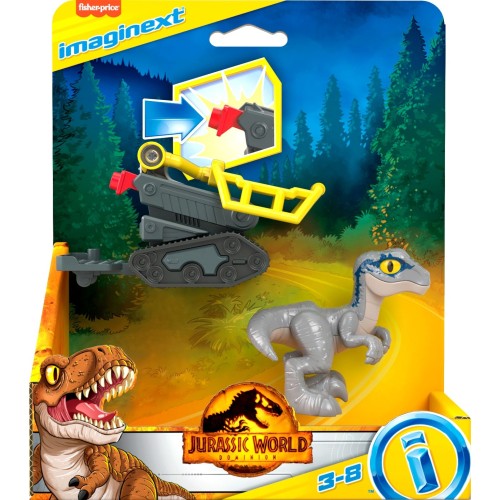 Mattel Imaginext - Jurassic World 3 Dinosaur With Timotrus GVV67 / HKG16 194735102945