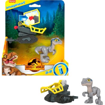 Mattel Imaginext - Jurassic World 3 Dinosaur With Timotrus GVV67 / HKG16 194735102945
