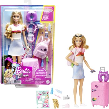 Mattel Barbie Έτοιμη Για Ταξίδι HJY18 194735098125