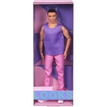 Mattel Ken Looks- Pink Shirt HJW84 194735097081