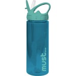 Diakakis imports Παγούρι 500Ml Πλαστικό Με Καλαμάκι 6,5X21,5 - 1 τμχ 000584545 5205698548321