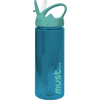 Diakakis imports Παγούρι 500Ml Πλαστικό Με Καλαμάκι 6,5X21,5 - 1 τμχ 000584545 5205698548321