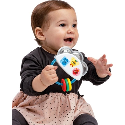 kids2 Baby Einstein Παιχνίδι-κουδουνίστρα Tiny Tambourine Musical Toy and Rattle 12925 074451129252