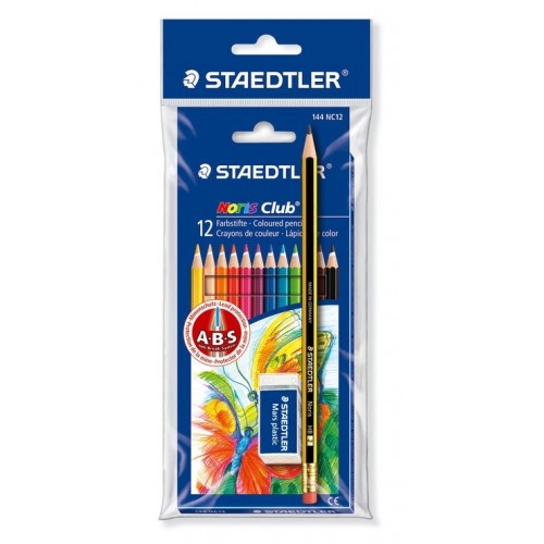 STAEDTLER Ξυλομπογίες Staedler 12Τεμ ΜΕ ΔΩΡΟ ΜΟΛΥΒΙ 144NC 61 SET6 4007817609019