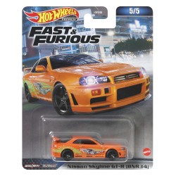 Mattel Hot Wheels Συλλεκτικα Αυτοκινητακια Fast and Furious Nissan Skyline Gtr HNW46 / HKD21 194735101092