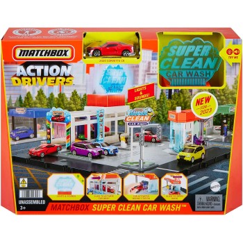 Mattel Mbx Action Drivers Super Clean Car Wash HBD74 / HNJ54 194735142033