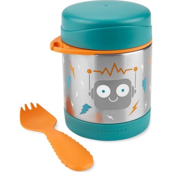 Skip Hop Spark Style Food Jar- Robot 9N780710 195861224310