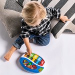kids2 Baby Einstein Discover and Play Piano Musical Baby Toy, Learn About Instruments, Numbers and Animals 90606 074451906068