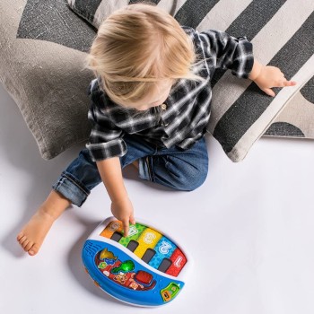 kids2 Baby Einstein Discover and Play Piano Musical Baby Toy, Learn About Instruments, Numbers and Animals 90606 074451906068