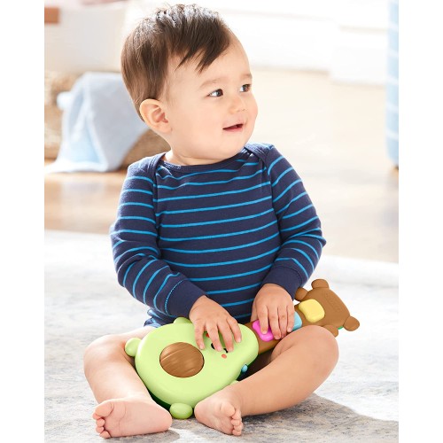 kids2 Baby Toy Guitar, Farmstand Grow and Play, Rock-a-mole Guitar 305409 816523027963