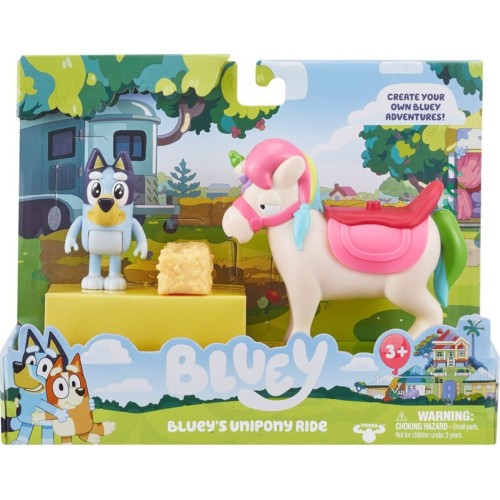 Moose Toys Bluey Φιγούρα 6Εκ ΜΕ όχημα - 1 τμχ BLY12000 8056379137887