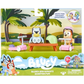 Moose Toys Bluey Φιγούρα 6Εκ ΜΕ όχημα - 1 τμχ BLY12000 8056379137887