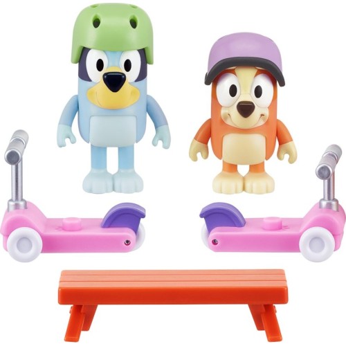 Moose Toys Bluey Φιγούρα 6Εκ ΜΕ όχημα - 1 τμχ BLY12000 8056379137887