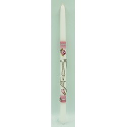 Λαμπάδες Decor Λαμπάδα Σταυρός Τριαντάφυλλο 23-791 5202200005136