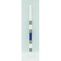 Λαμπάδες Decor Candle Two-tone White Raff Line 23-526 5202200005037