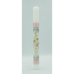 Λαμπάδες Decor Λαμπάδα Τριαντάφυλλο Βεραμάν 23-959 5202200005358