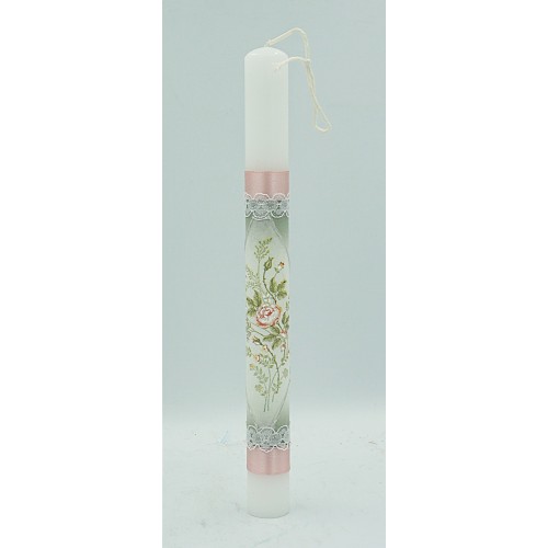 Λαμπάδες Decor Λαμπάδα Τριαντάφυλλο Βεραμάν 23-959 5202200005358