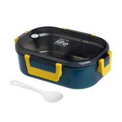 eco life Food container with partition Blue 900ml 33-ΒΟ-9069 5208009001027