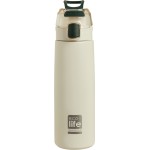eco life Ανοξείδωτο Μπουκάλι Θερμός Με Infuser Άσπρο 550ml 33-ΒΟ-3034 5208009002123