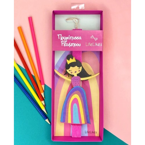 LifeLikes Princess Reinbow candle in a box 613.3453 5212018757523