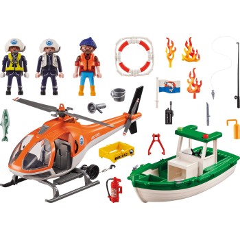 Playmobil Rescue Action Coastal Fire Mission 70491 4008789704917