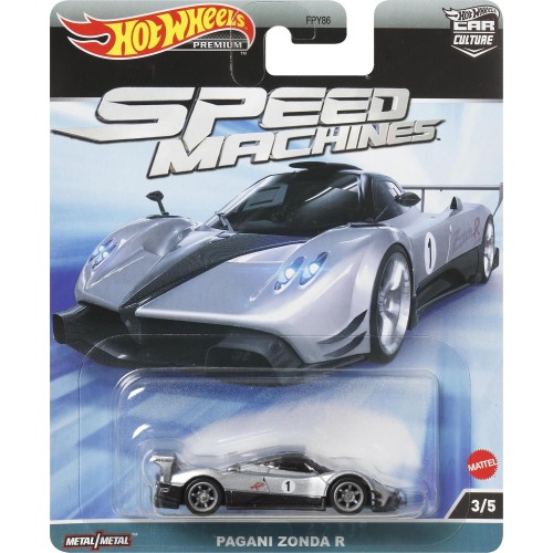 Mattel Αυτοκινητάκια Hot wheels - Συλλεκτικά Αγωνιστικά Pagani Zonda R FPY86 / HKC42 194735100330