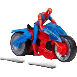 Hasbro Marvel Spider-Man Web Blast Cycle Kids Playset with Poseable Spider-Man Όχημα και φιγούρα F6899 5010994182533