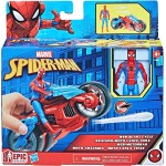 Hasbro Marvel Spider-Man Web Blast Cycle Kids Playset with Poseable Spider-Man Όχημα και φιγούρα F6899 5010994182533