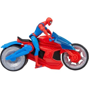 Hasbro Marvel Spider-Man Web Blast Cycle Kids Playset with Poseable Spider-Man Όχημα και φιγούρα F6899 5010994182533