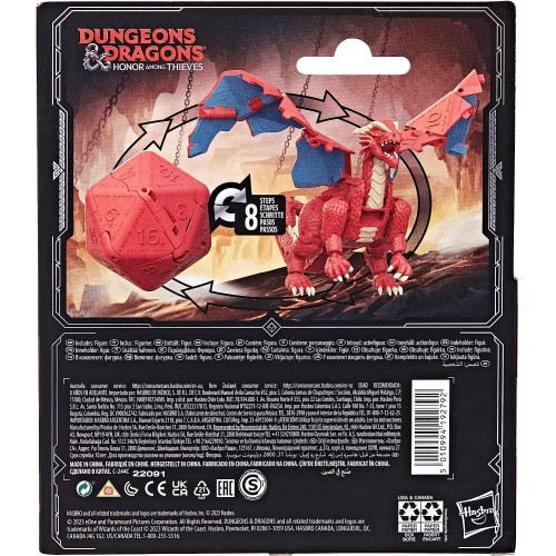 Hasbro Dungeons And Dragons Honor Among Thieves Dandd Dicelings Red Dragon Themberchaud Collectible F5118 / F5211 5010994192792