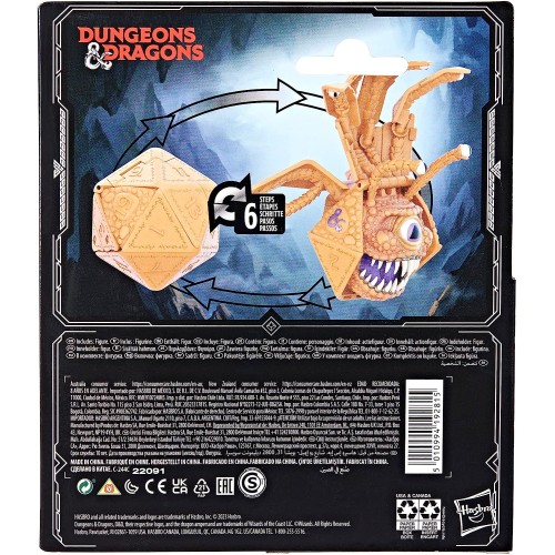 Hasbro Dungeons And Dragons Dicelings Beholder Collectible Dandd Monster Dice Converting Giant F5118 / F5213 5010994192815