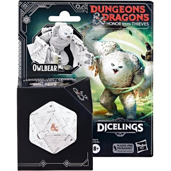 Hasbro Dungeons And Dragons Honor Among Thieves Dandd Dicelings White Owlbear Collectible Monster Dice F5118 / F5214 50109941928