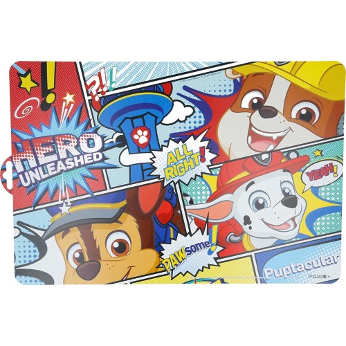 Stor Easy Offset Placemat Paw Patrol Comic 530-18919 8412497189199