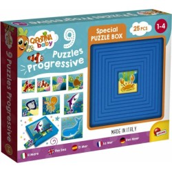 Lisciani Carotina Baby 9 Progressive Puzzles - Πάζλ Θάλασσα 10.95490 8008324095490