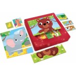 Lisciani Carotina Baby 9 Puzzles Pyramid - Baby Animal NEW 10.95476 8008324095476