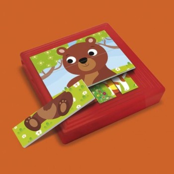 Lisciani Carotina Baby 9 Puzzles Pyramid - Baby Animal NEW 10.95476 8008324095476