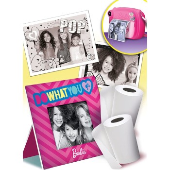 Lisciani Barbie Print Cam Ανταλλακτικό Refill 2 Ρολά Χαρτί για την Instant Φωτογραφική Μηχανή 25.97968 8008324097968