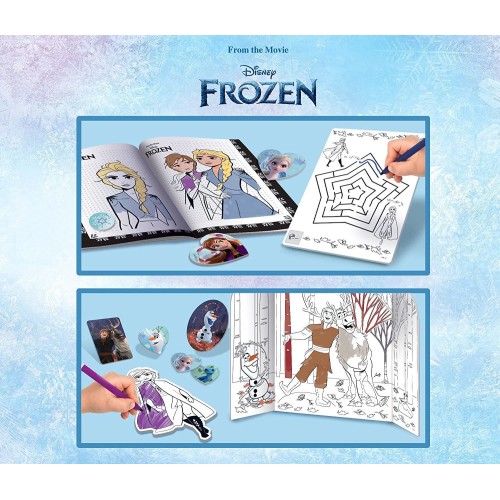 Lisciani Σακίδιο Frozen Σχεδιάζω Και Χρωματίζω 18.92925 8008324092925
